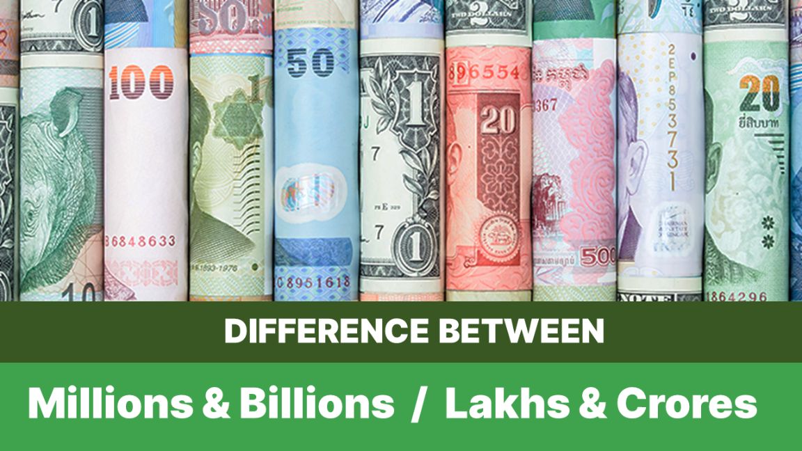 How much is Millions and Billions in Lakhs and Crores – Quick Conversion