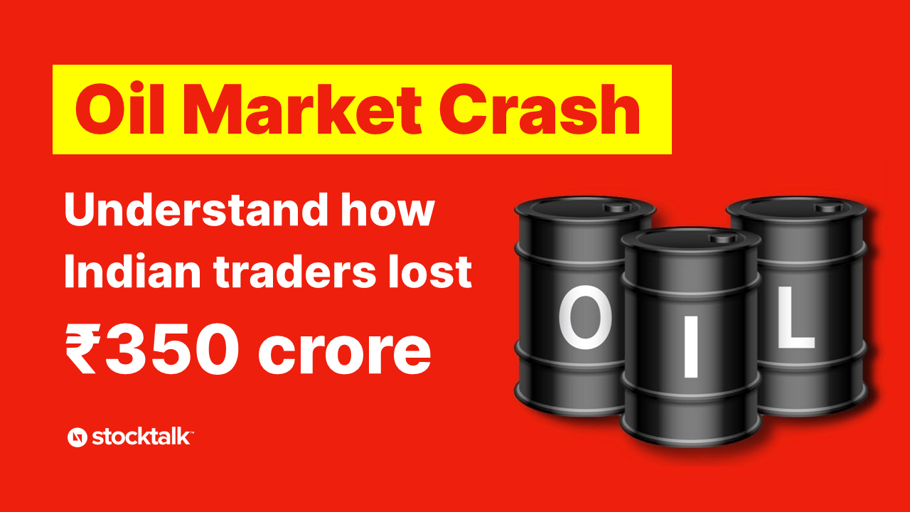 StockTalk Oil Market Crash India